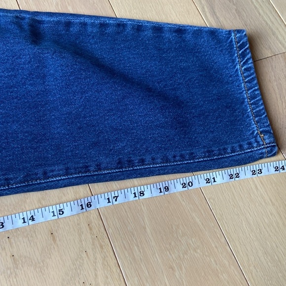 Zara Baggy Paperbag jeans with front patch pockets size 6, EUC - Picture 8 of 12